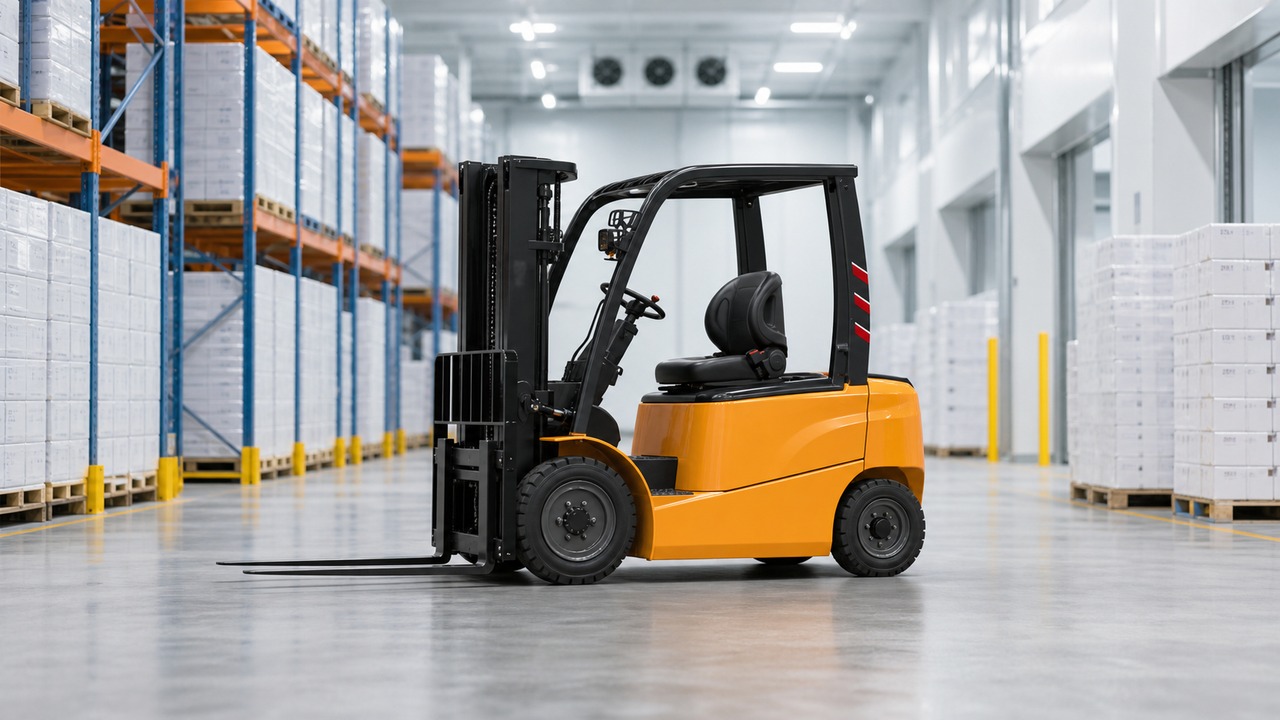 CPD25-LX lithium electric forklift in a customer application scene