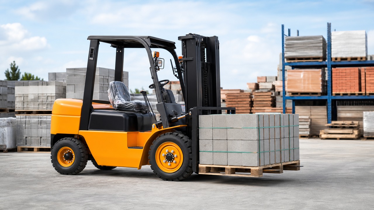 CPC75-X diesel forklift in a customer application scene