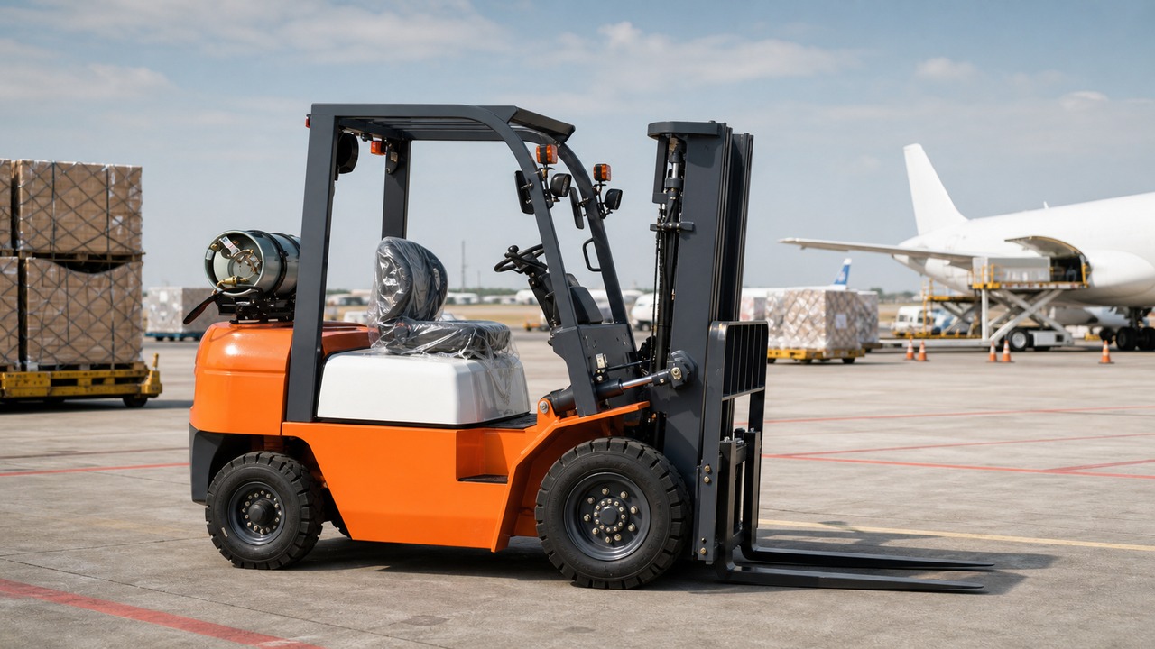 CPCY55 LPG forklift selection and industry scene