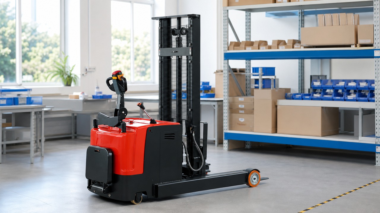 CDD20-R electric pallet stacker selection and industry scene