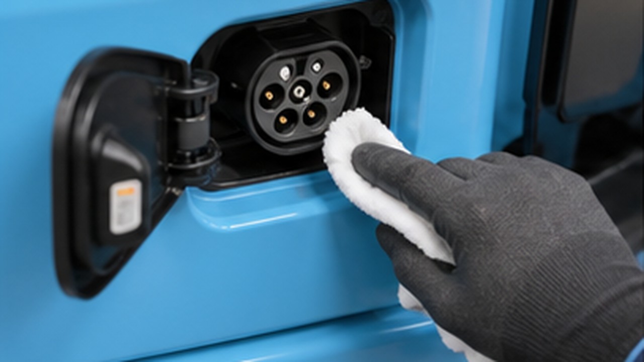 Related Electric Forklift 1 bright operating scene