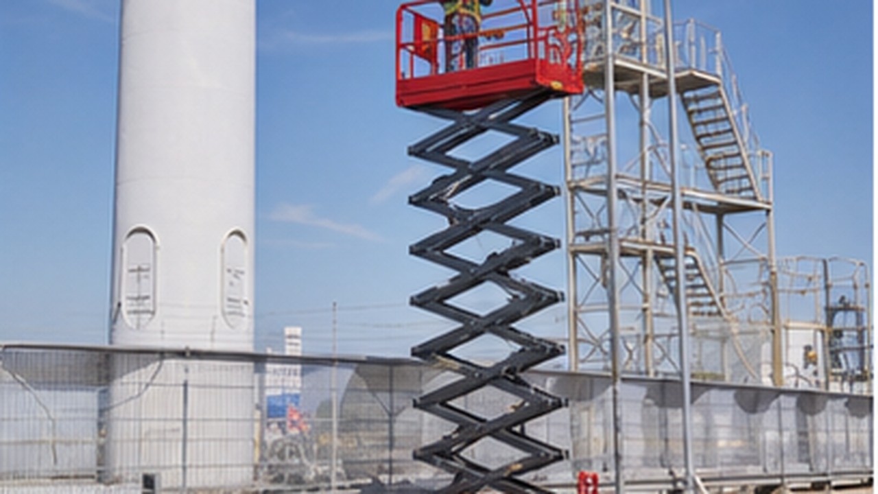 Related Aerial Platform 3 bright operating scene