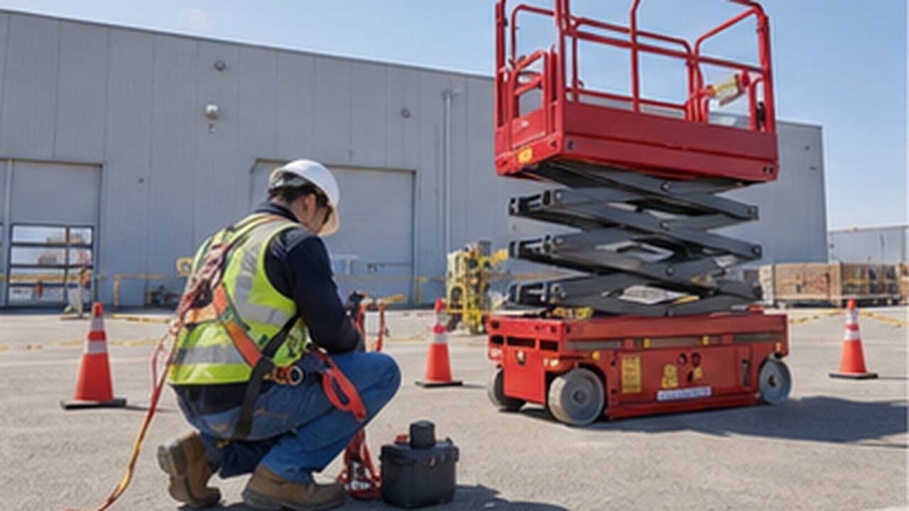 Related Aerial Platform 2 bright operating scene