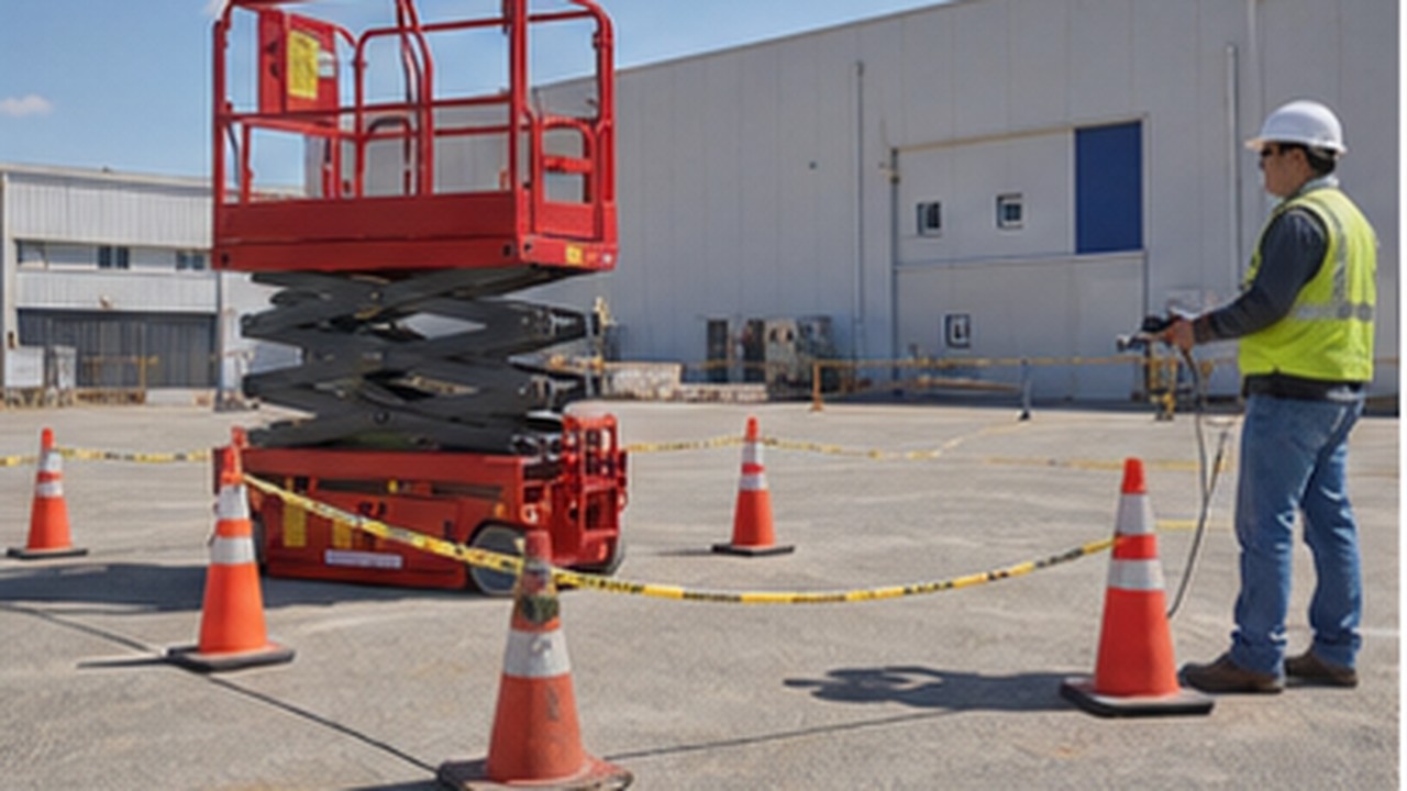 Related Aerial Platform 3 bright operating scene