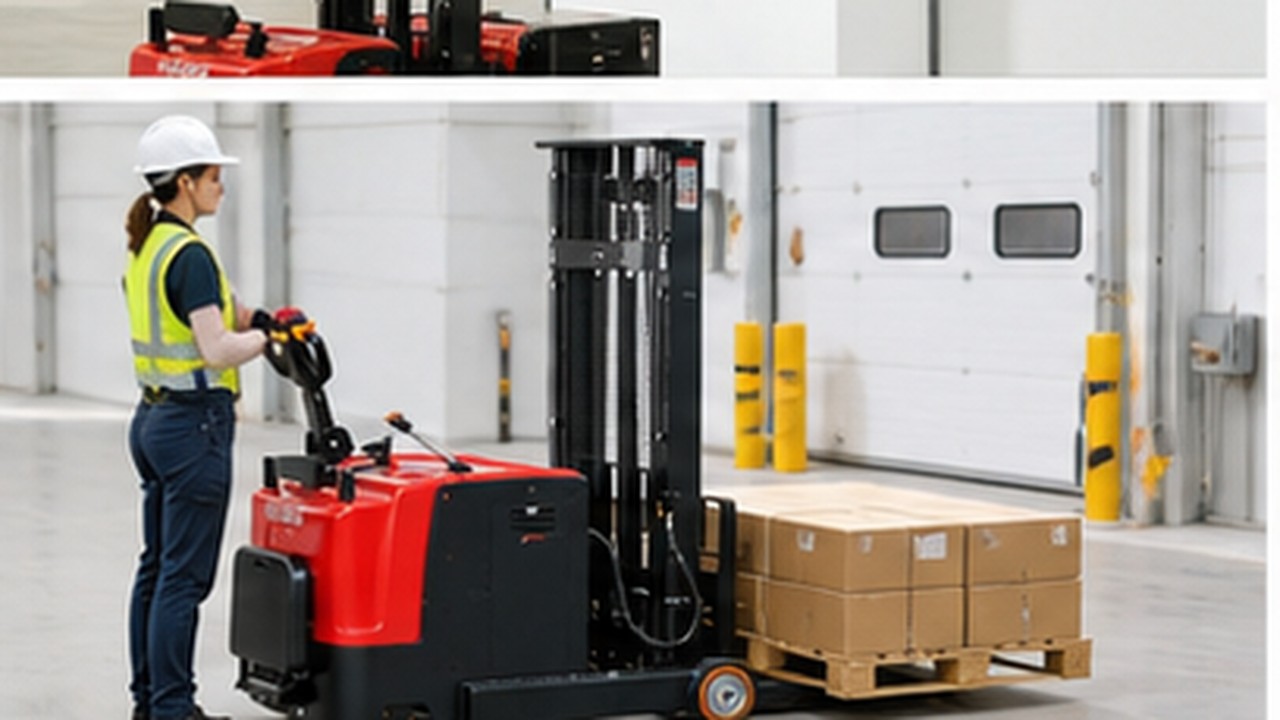 Related Stacker 2 bright operating scene