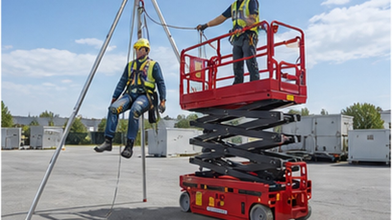 Related Aerial Platform 1 bright operating scene