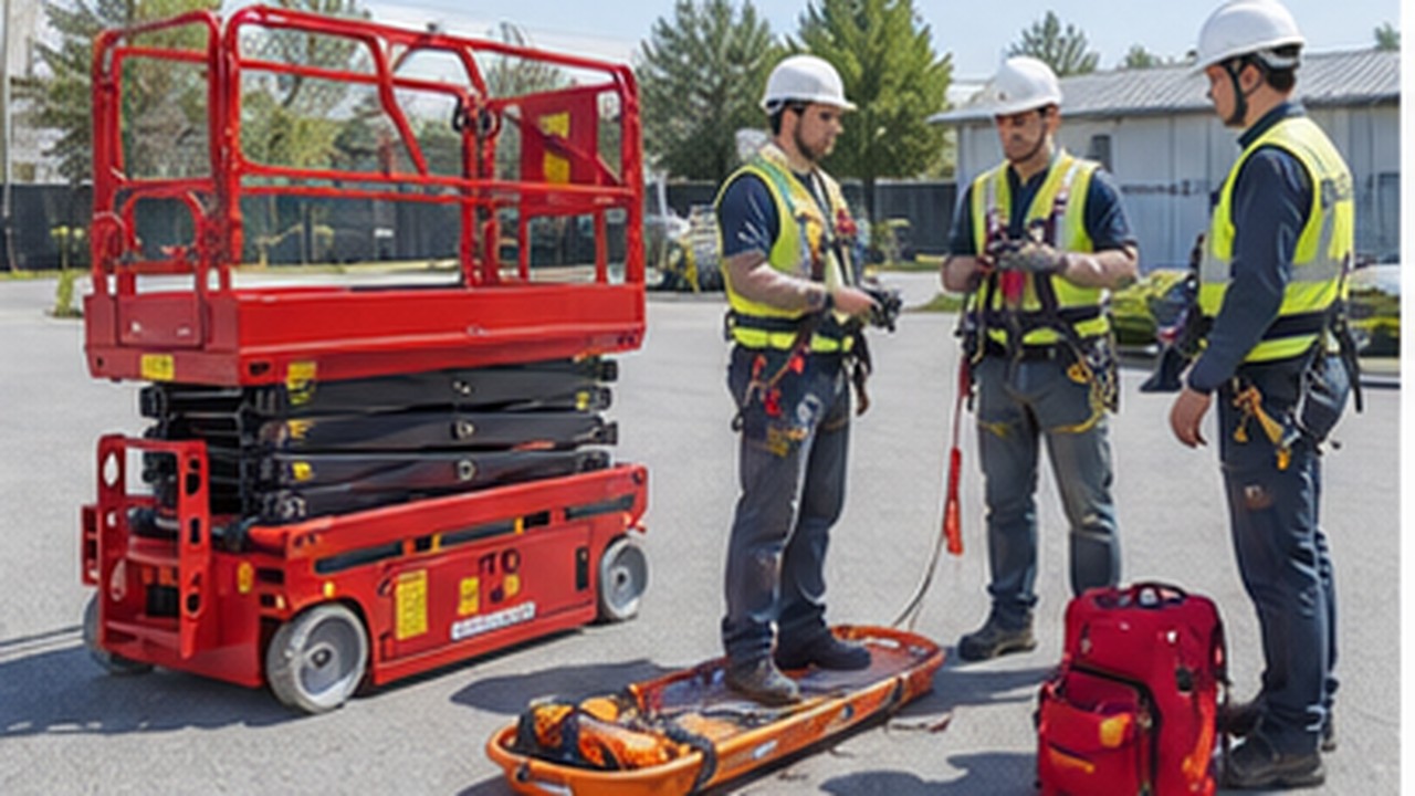 Related Aerial Platform 3 bright operating scene