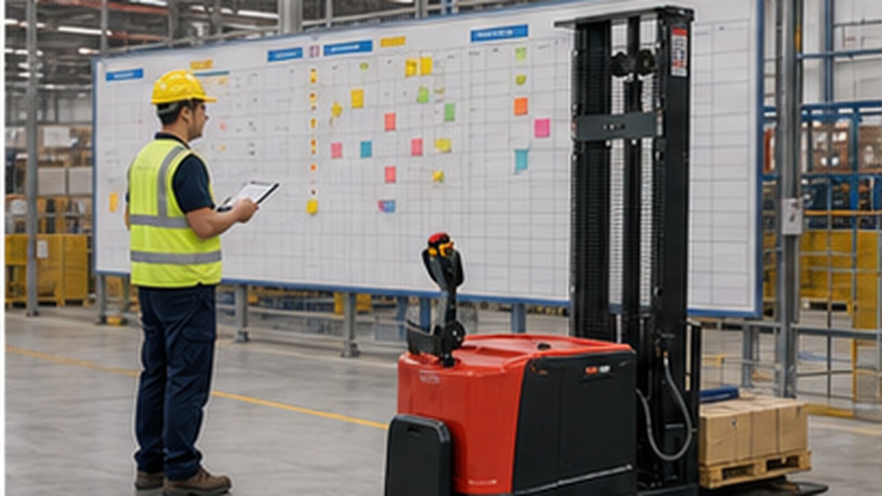 Related Stacker 1 bright operating scene