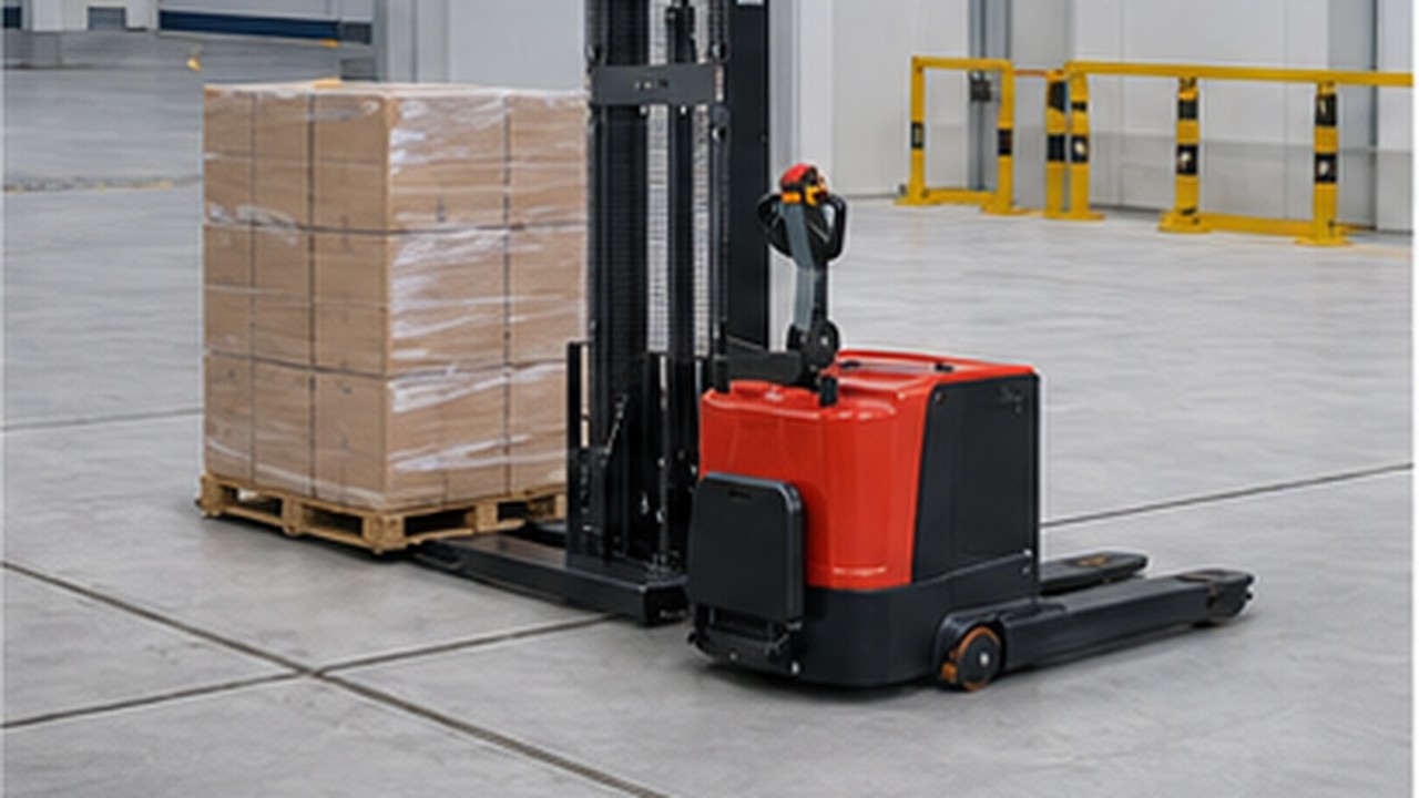 Related Stacker 2 bright operating scene