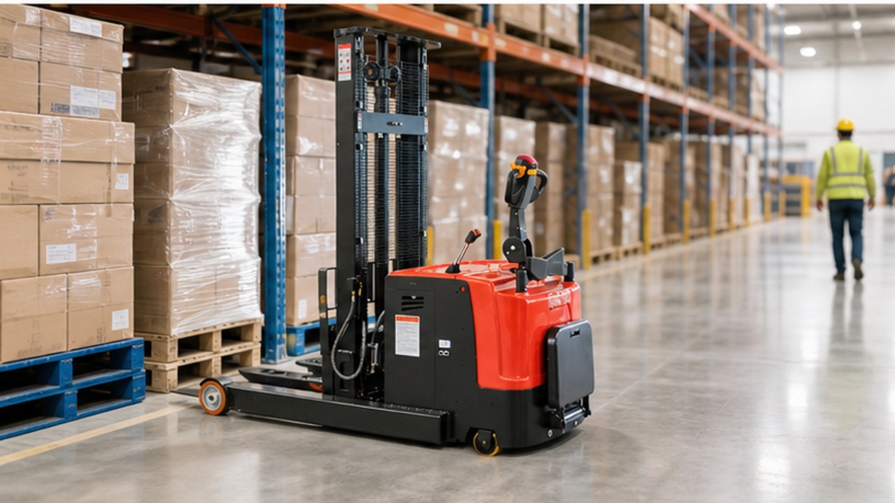 Related Stacker 2 bright operating scene