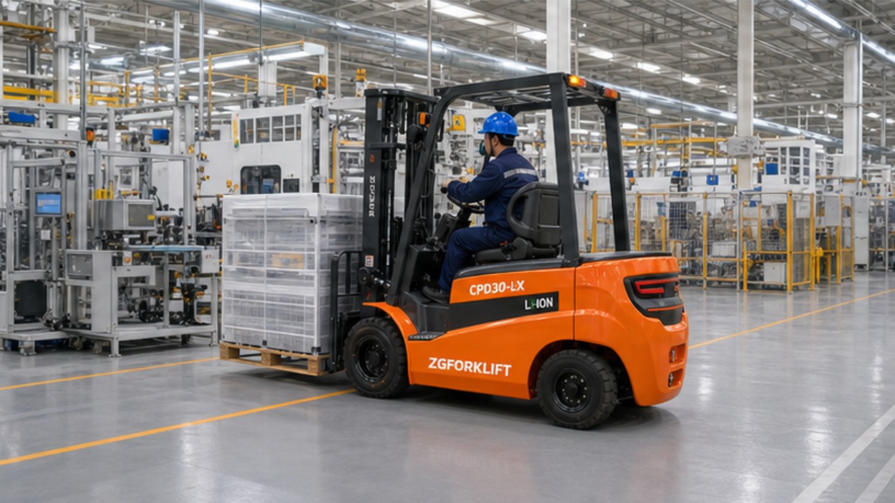 CPD30-LX lithium electric forklift selection and industry scene
