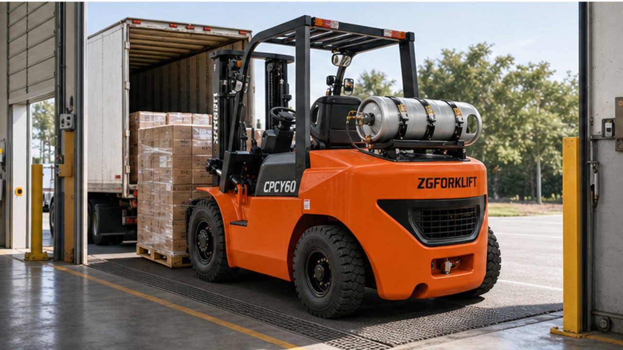 CPCY60 LPG forklift selection and industry scene