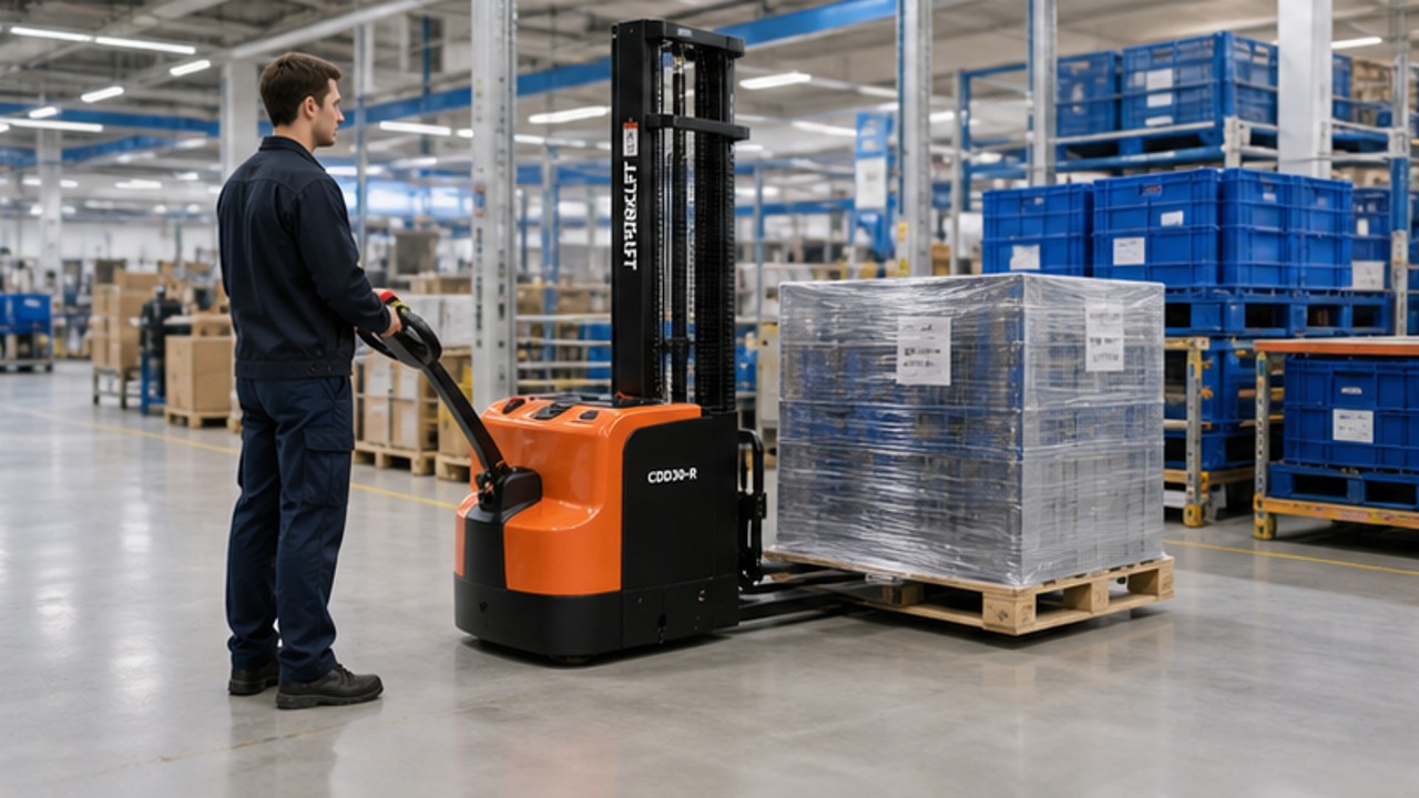 CDD30-R electric pallet stacker selection and industry scene