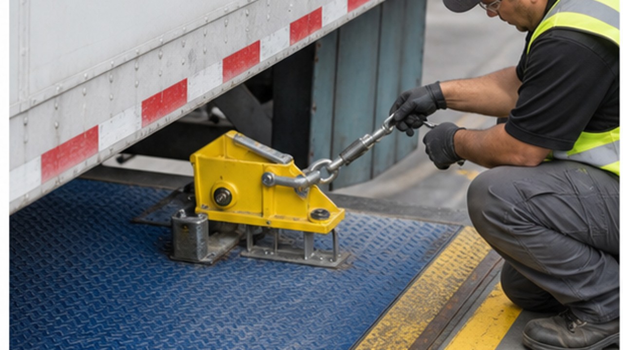 Related Electric Forklift 2 bright operating scene