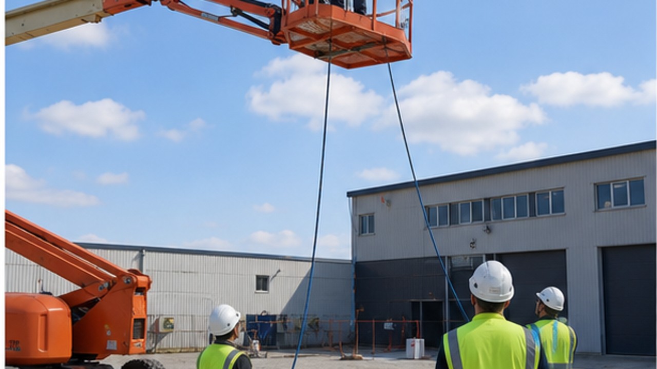 Related Aerial Platform 2 bright operating scene