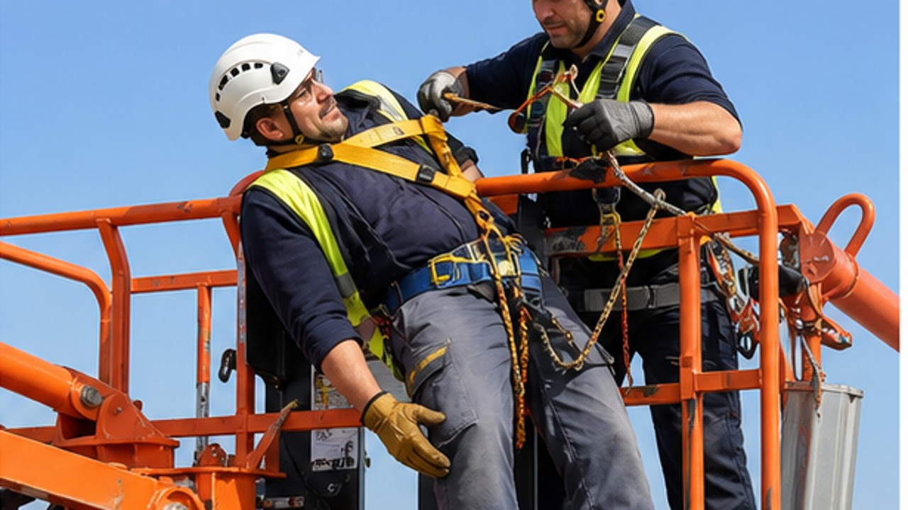 Related Aerial Platform 1 bright operating scene