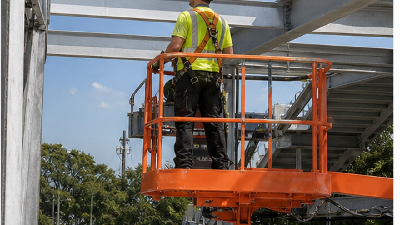 Related Aerial Platform 3 bright operating scene