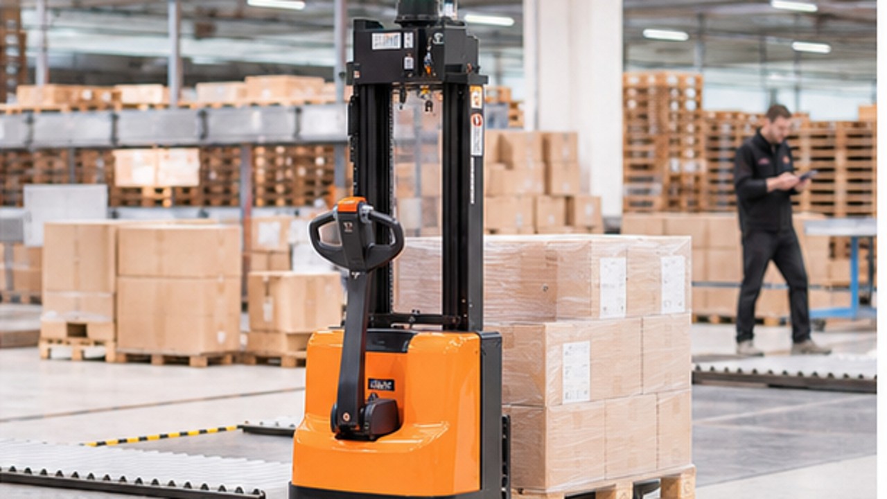 Related Stacker 1 bright operating scene