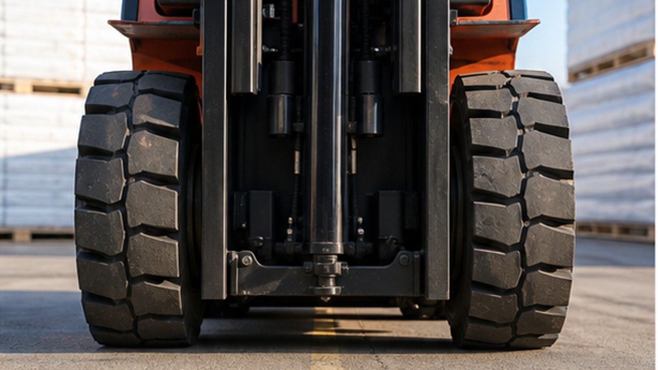 Related Diesel Forklift 1 bright operating scene