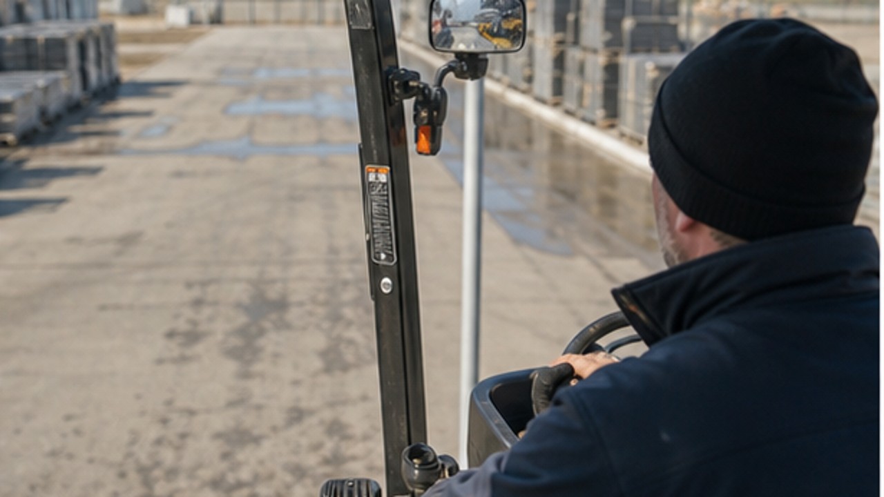 Related Diesel Forklift 3 bright operating scene