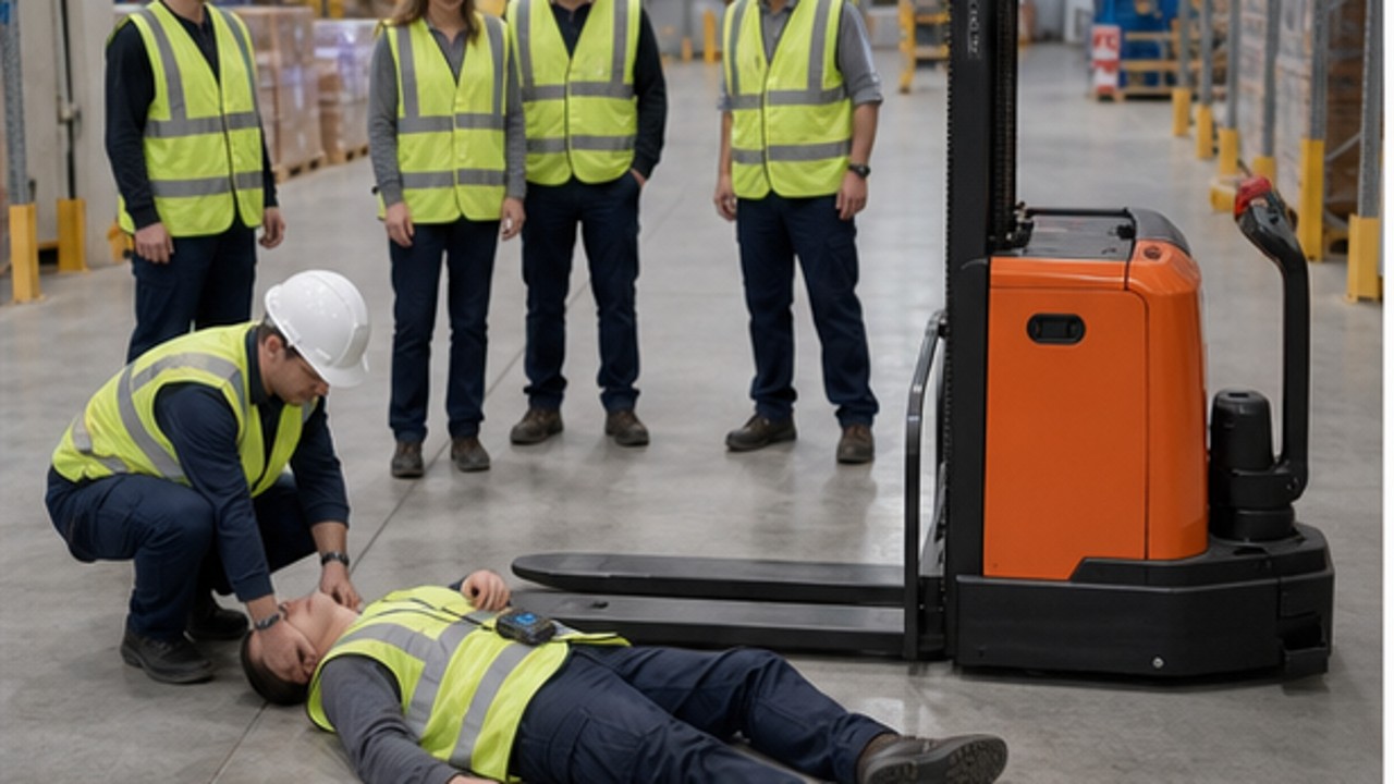 Related Stacker 3 bright operating scene