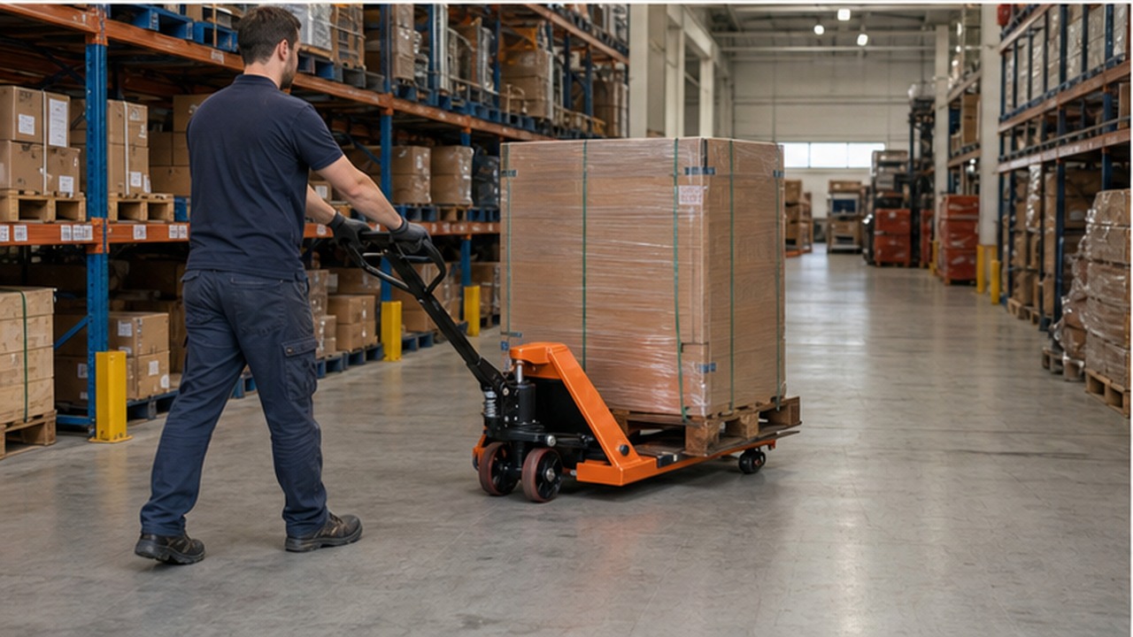 BF40-PRO manual pallet truck selection and industry scene