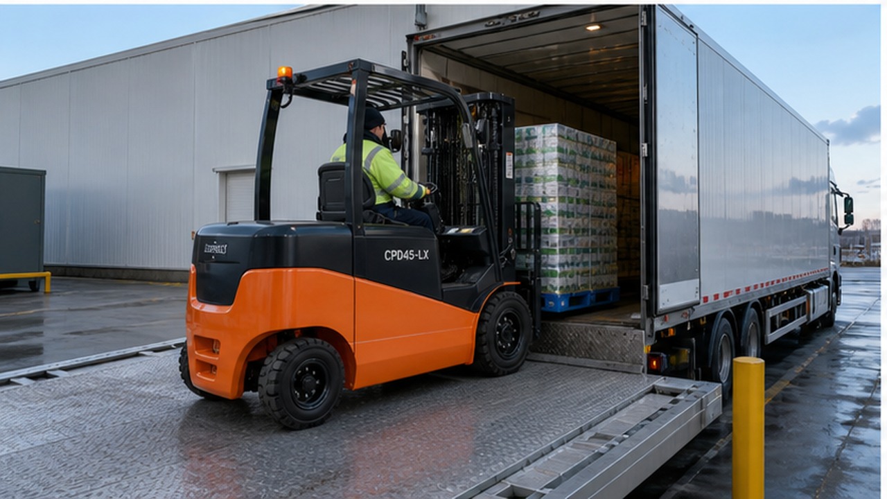 CPD45-LX lithium electric forklift selection and industry scene