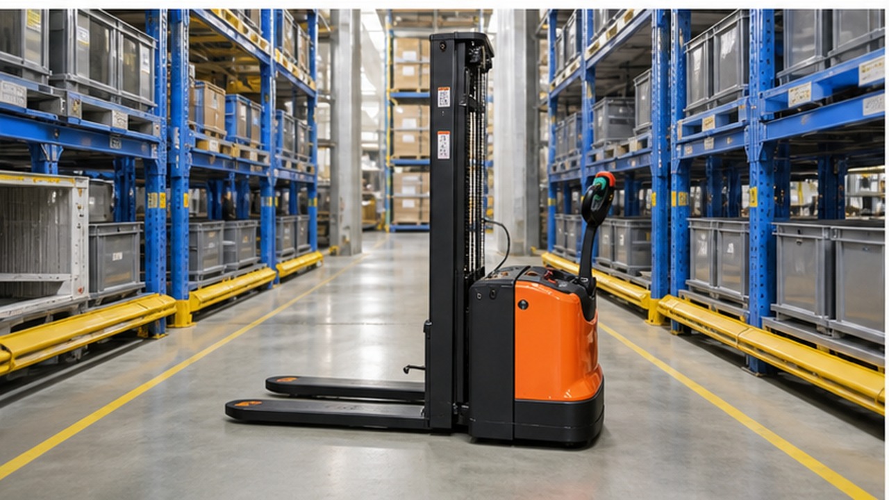 CDD40-R electric pallet stacker selection and industry scene