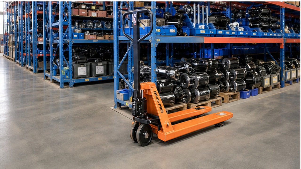 BF45-PRO manual pallet truck selection and industry scene
