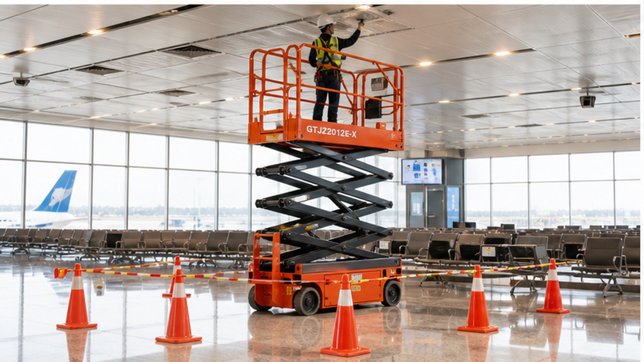 GTJZ2012E-X electric scissor lift selection and industry scene