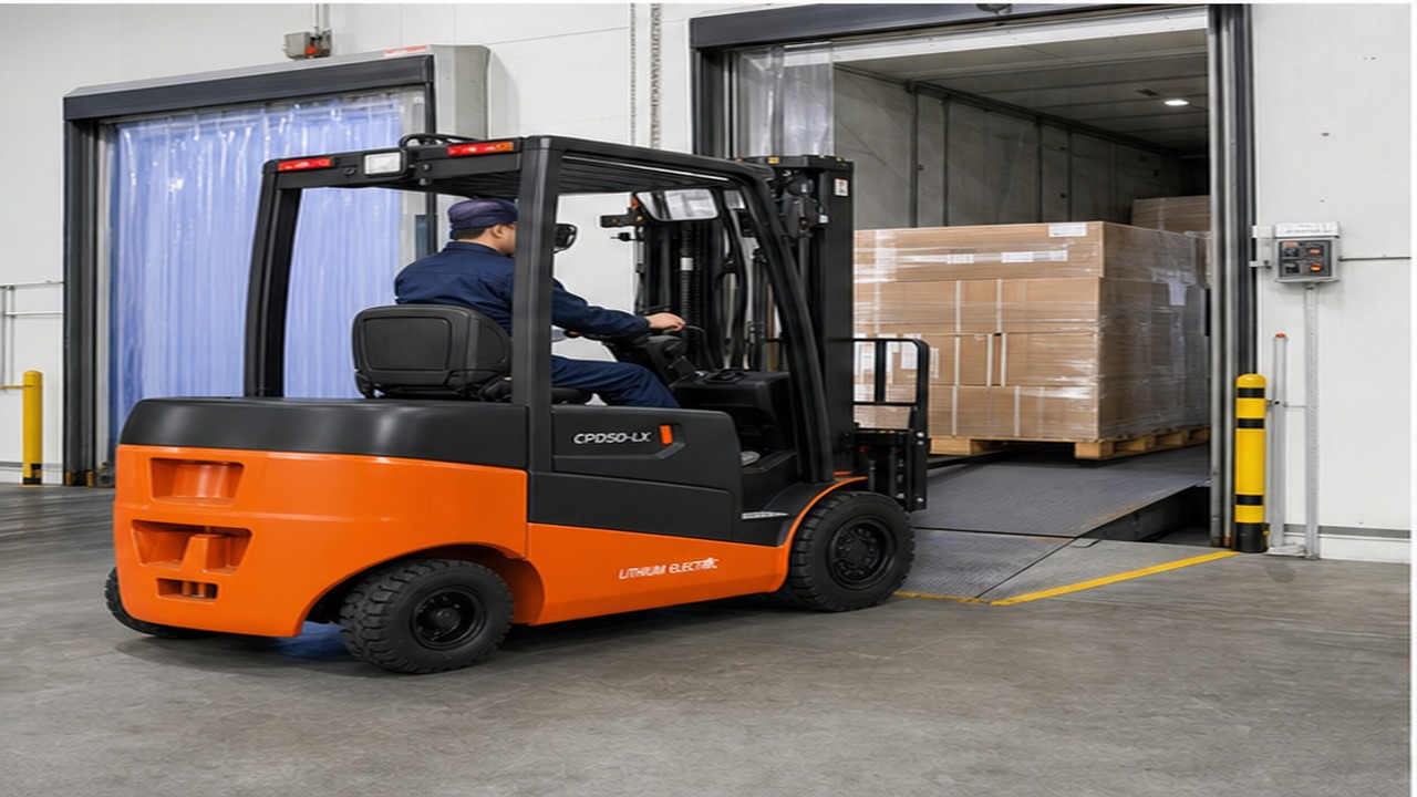CPD50-LX lithium electric forklift selection and industry scene