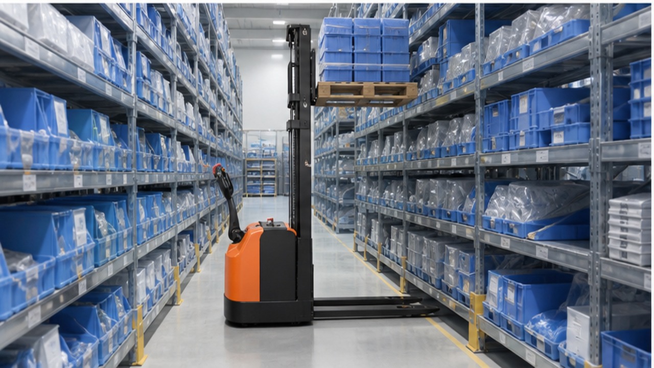 CDD45-R electric pallet stacker selection and industry scene