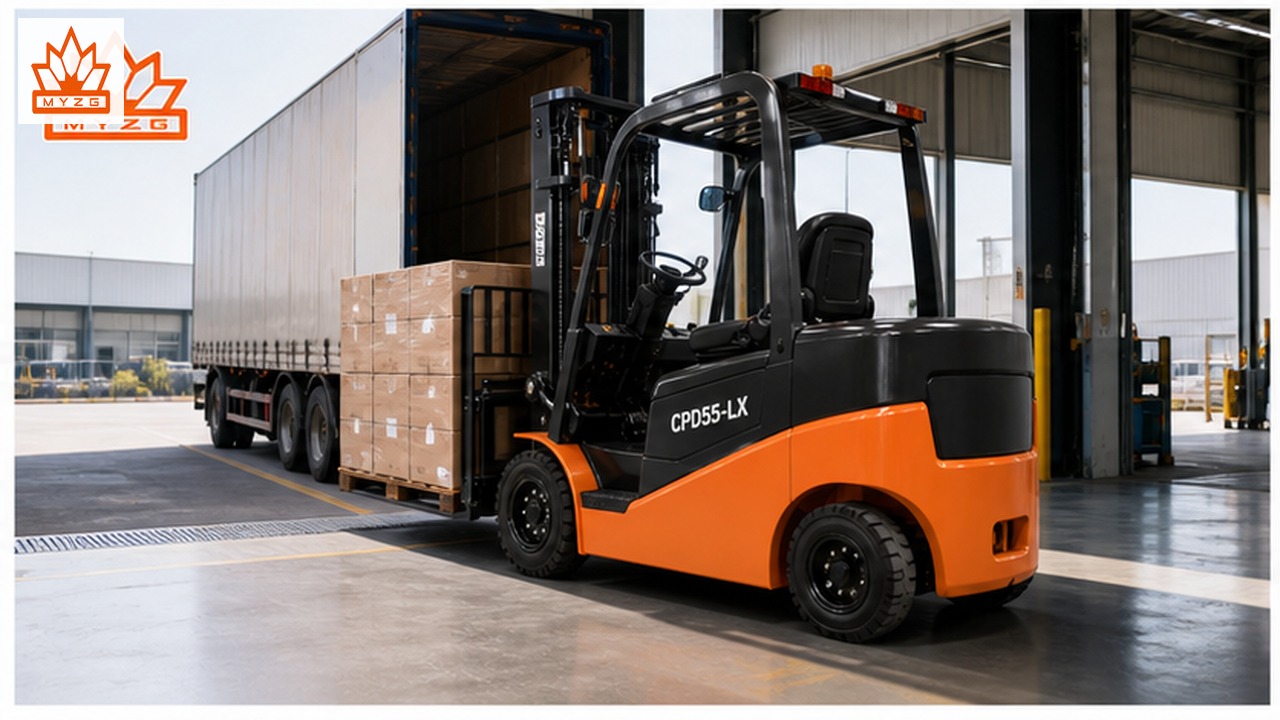 CPD55-LX lithium electric forklift selection and industry scene