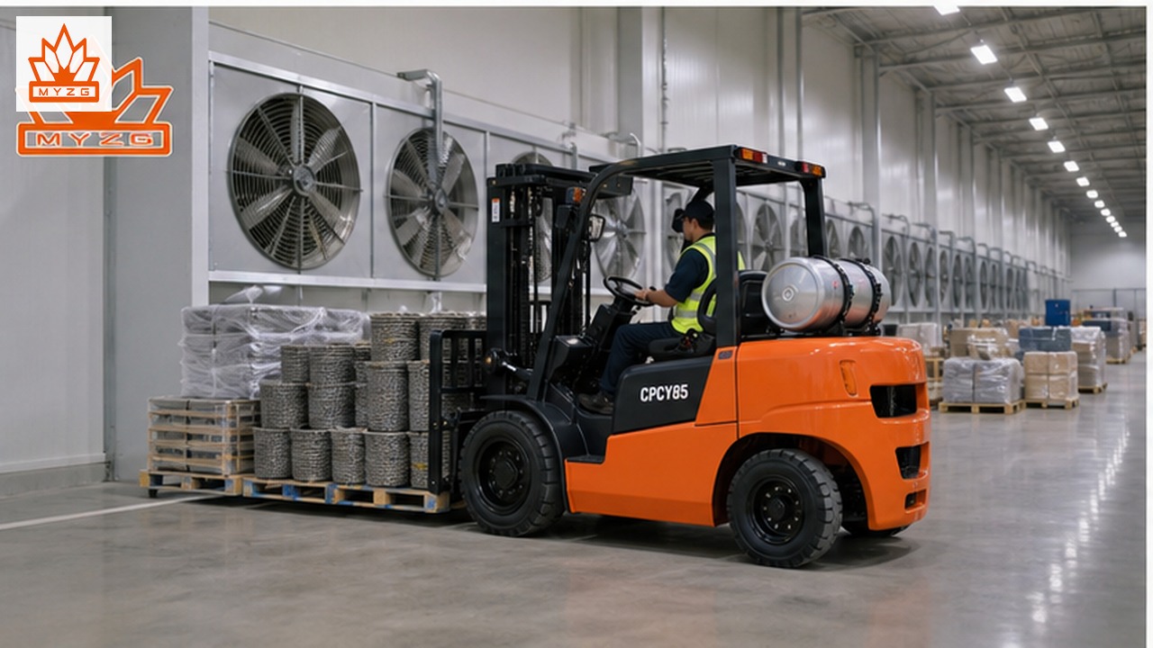 CPCY85 LPG forklift selection and industry scene