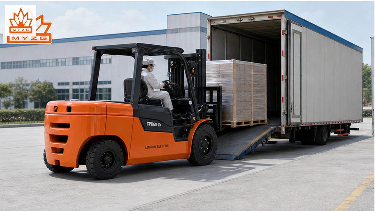 CPD60-LX lithium electric forklift selection and industry scene