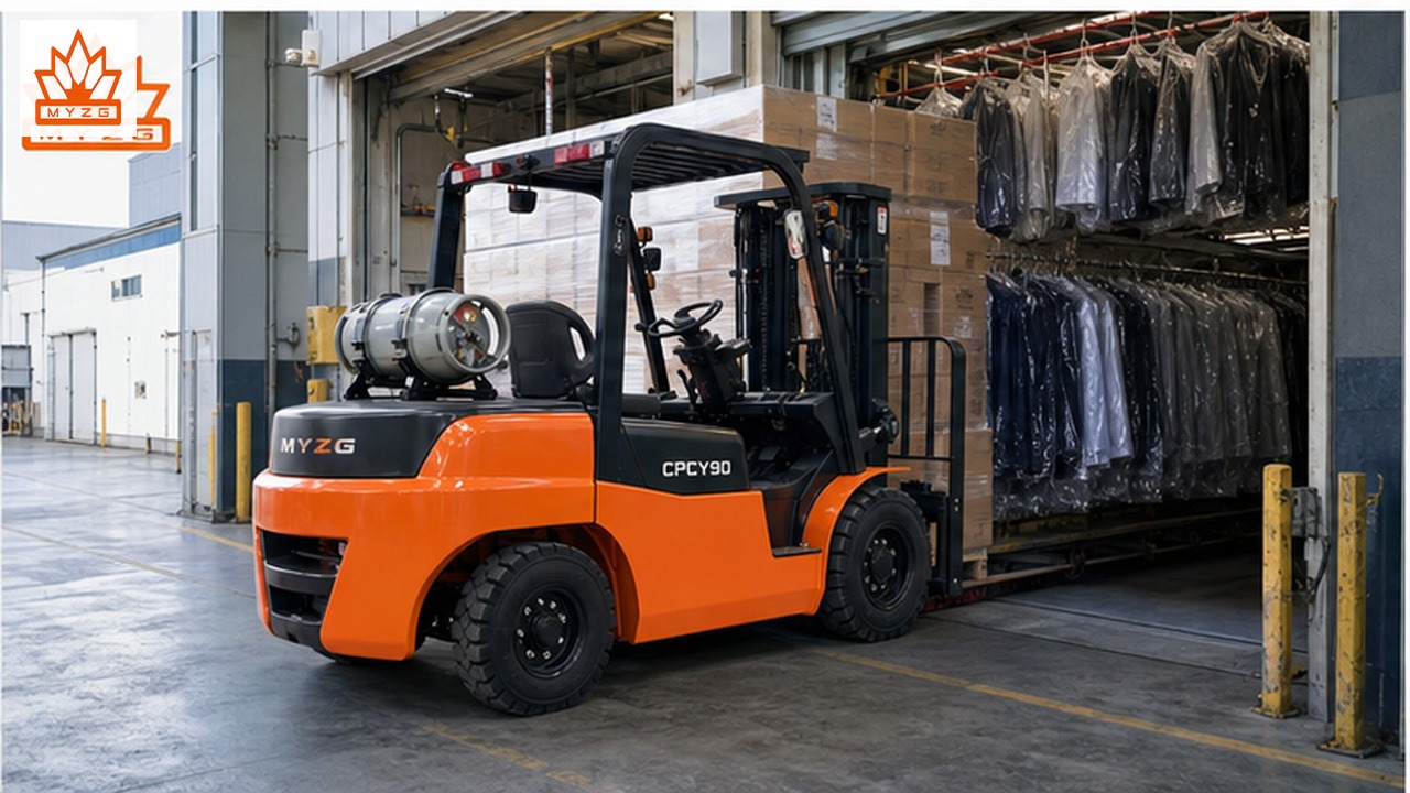 CPCY90 LPG forklift selection and industry scene