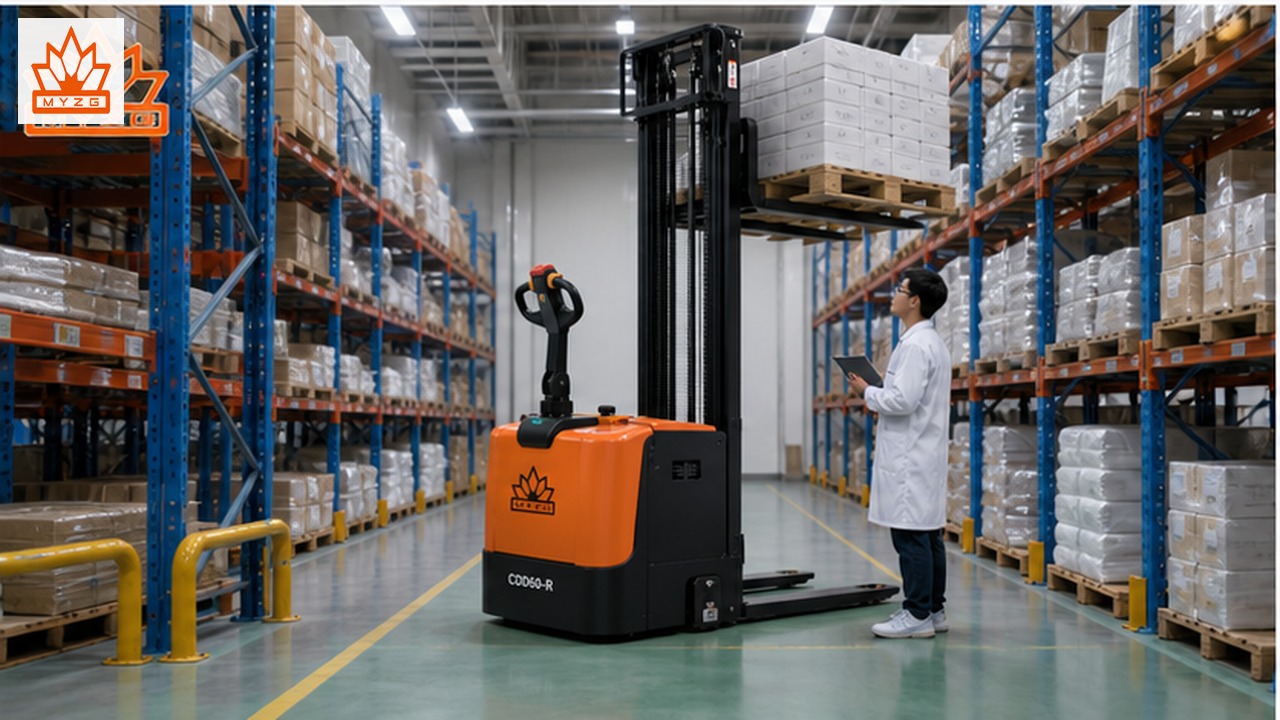 CDD60-R electric pallet stacker selection and industry scene