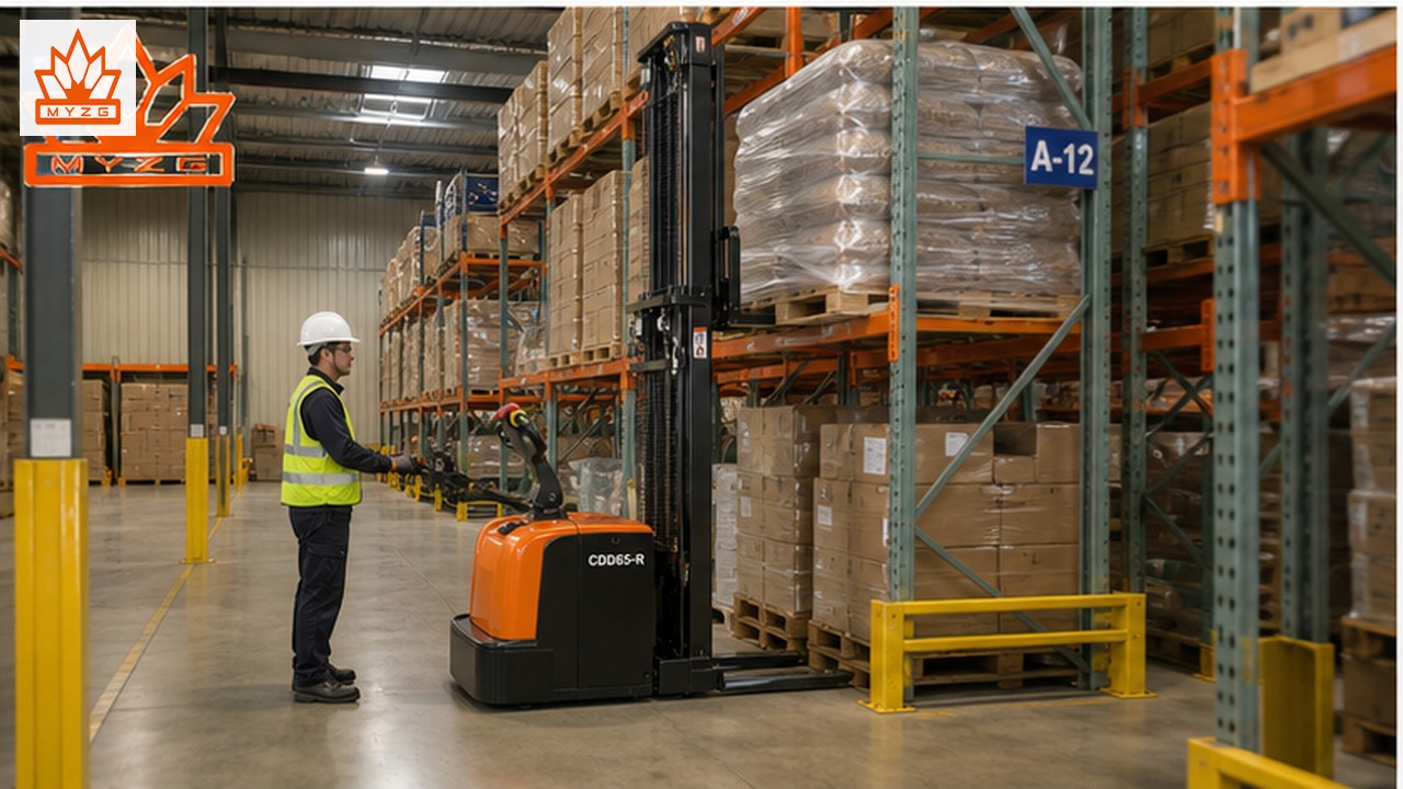 CDD65-R electric pallet stacker selection and industry scene