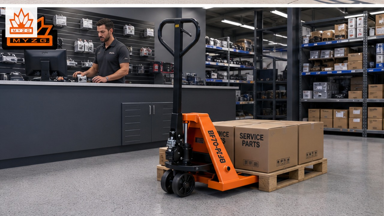 BF70-PRO manual pallet truck selection and industry scene
