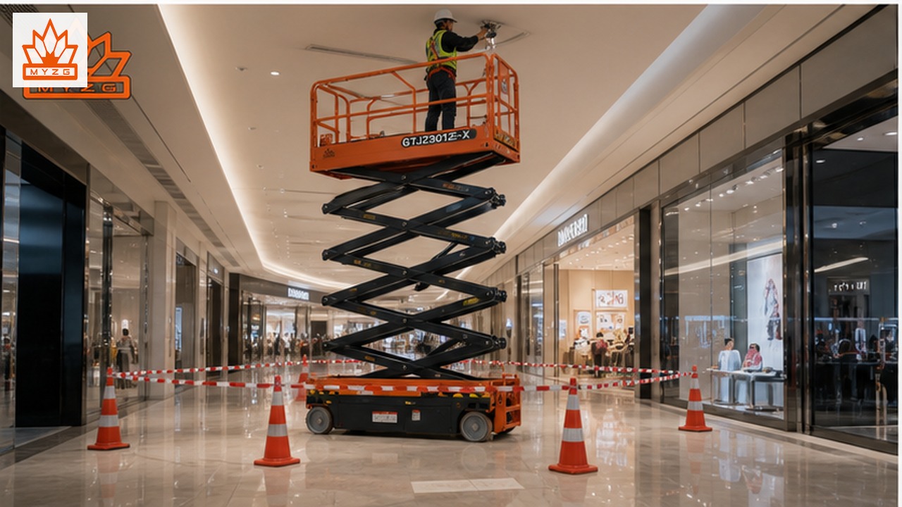 GTJZ3012E-X electric scissor lift selection and industry scene