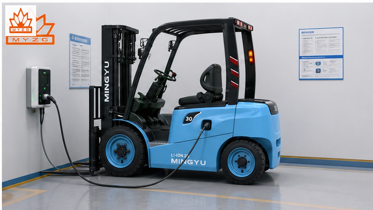 CPD75-LX lithium electric forklift dealer service and maintenance scene