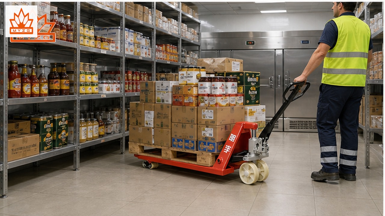 BF75-PRO manual pallet truck selection and industry scene