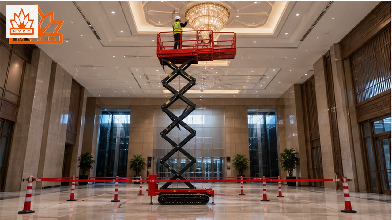 GTJZ3212E-X electric scissor lift selection and industry scene