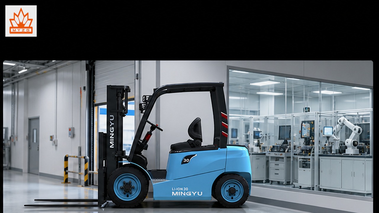 CPD80-LX lithium electric forklift in a customer application scene