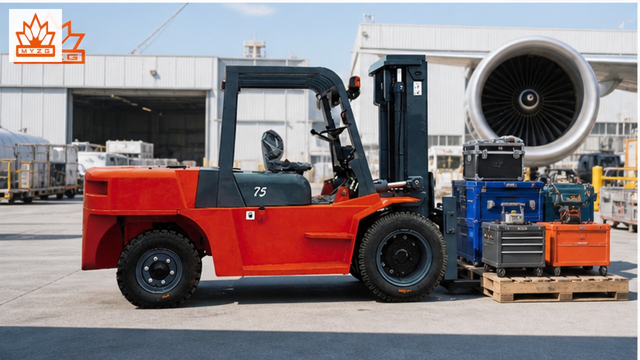CPC170-X heavy-duty diesel forklift selection and industry scene