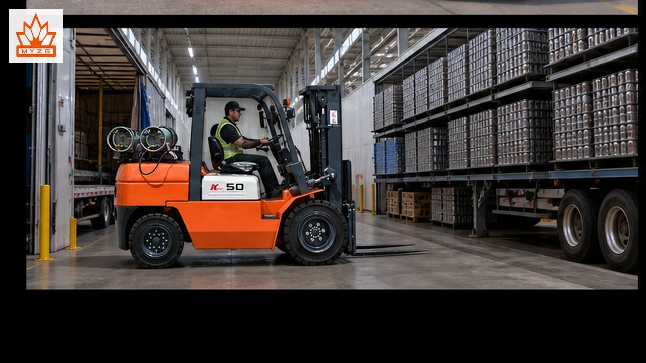 CPCY110 LPG forklift selection and industry scene