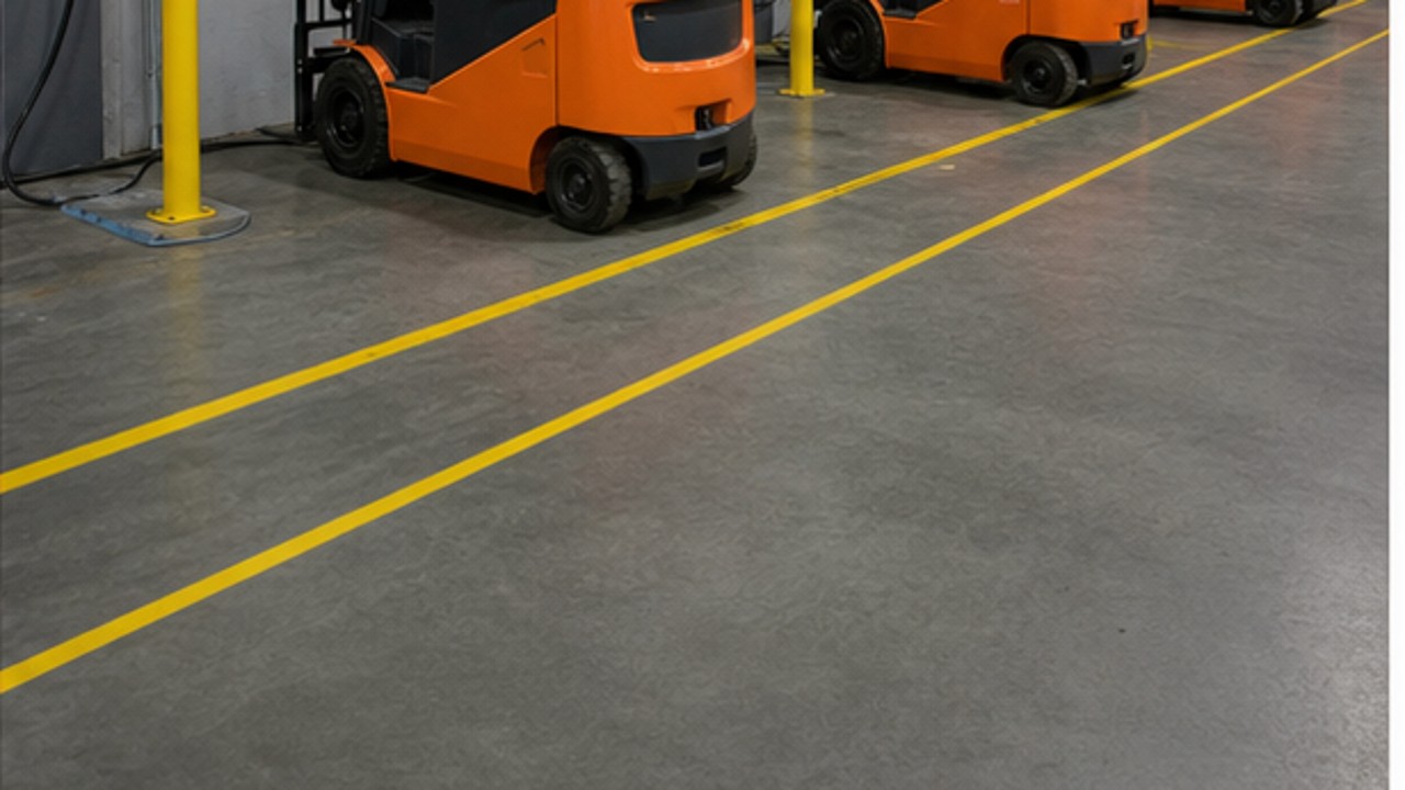 Related Electric Forklift 3 bright operating scene