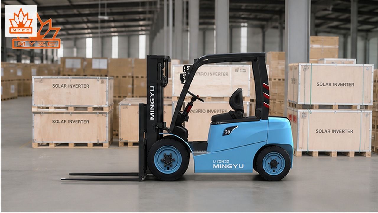 CPD85-LX lithium electric forklift in a customer application scene