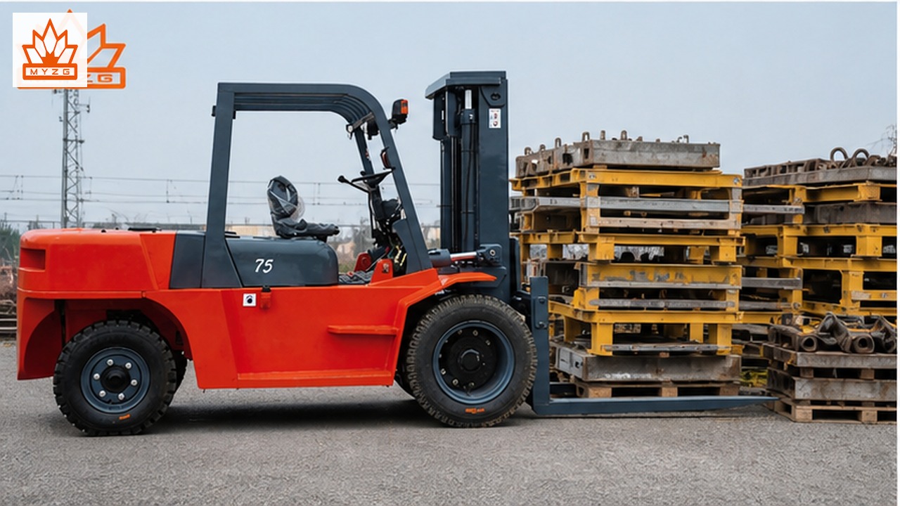 CPC180-X heavy-duty diesel forklift selection and industry scene