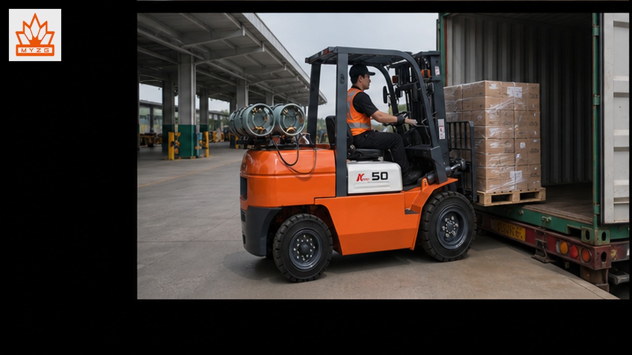 CPCY115 LPG forklift selection and industry scene